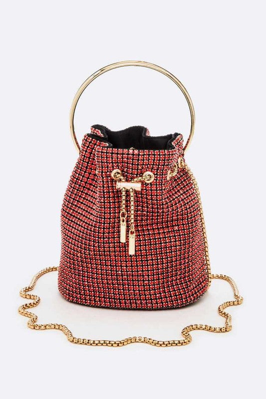 Oversize Rhinestone Iconic Bucket Bag - Fashionistas Showroom