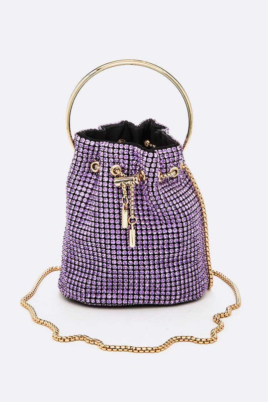 Oversize Rhinestone Iconic Bucket Bag - Fashionistas Showroom