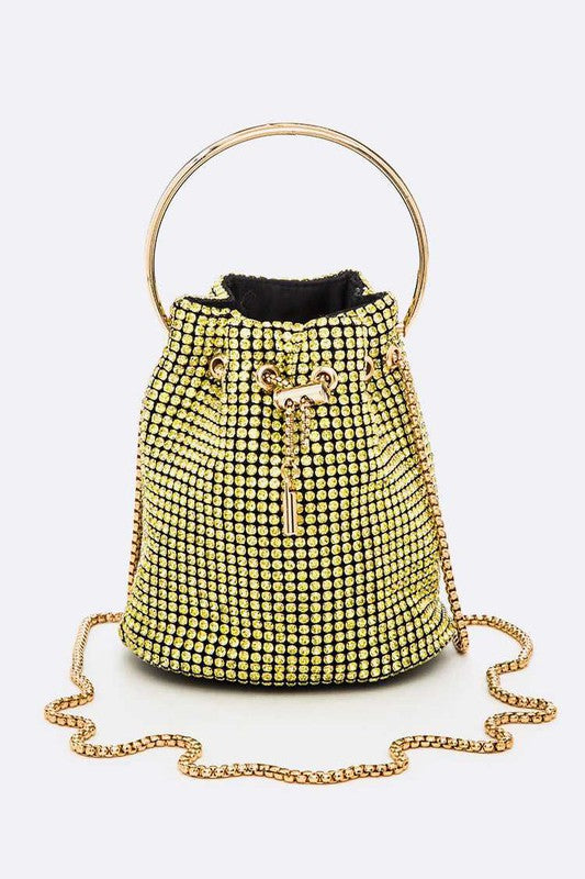 Oversize Rhinestone Iconic Bucket Bag - Fashionistas Showroom