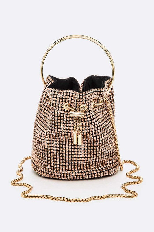 Oversize Rhinestone Iconic Bucket Bag - Fashionistas Showroom