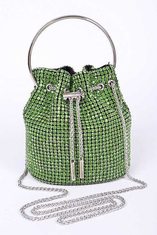 Oversize Rhinestone Iconic Bucket Bag - Fashionistas Showroom