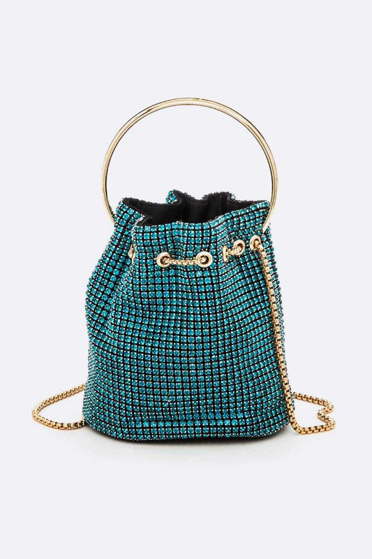 Oversize Rhinestone Iconic Bucket Bag - Fashionistas Showroom