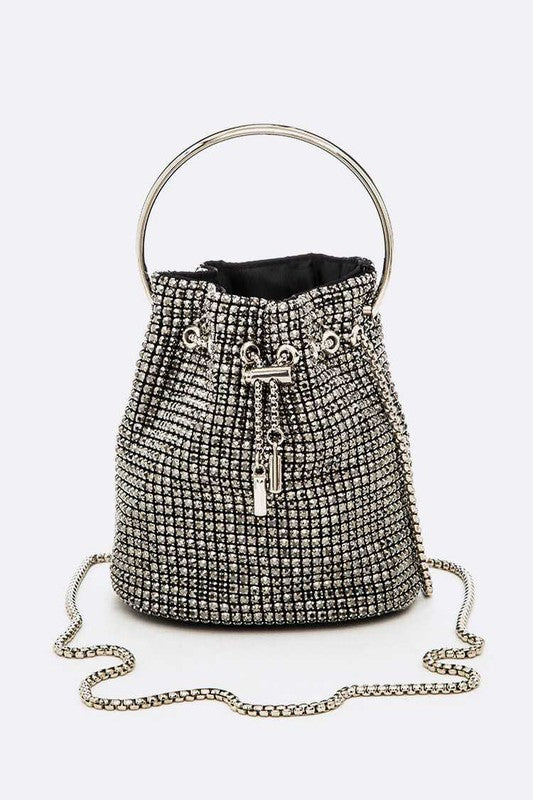 Oversize Rhinestone Iconic Bucket Bag - Fashionistas Showroom