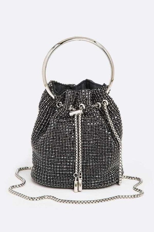 Oversize Rhinestone Iconic Bucket Bag - Fashionistas Showroom