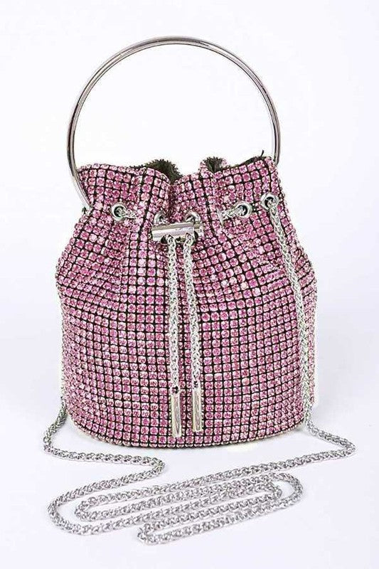 Oversize Rhinestone Iconic Bucket Bag - Fashionistas Showroom