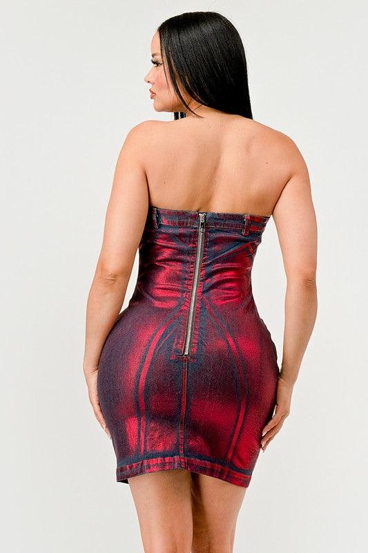 Hellcat Denim Dress - Fashionistas Showroom