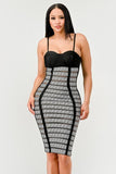 Maze Enigma Bodycon Dress - Fashionistas Showroom