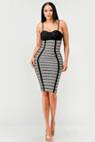 Maze Enigma Bodycon Dress - Fashionistas Showroom