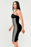 Maze Enigma Bodycon Dress - Fashionistas Showroom
