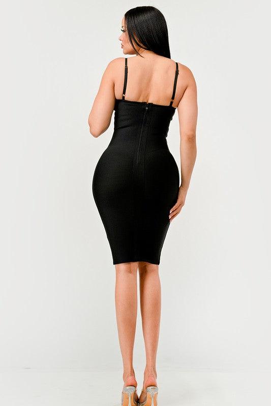 Maze Enigma Bodycon Dress - Fashionistas Showroom