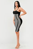 Maze Enigma Bodycon Dress - Fashionistas Showroom