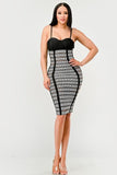 Maze Enigma Bodycon Dress - Fashionistas Showroom