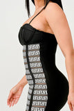Maze Enigma Bodycon Dress - Fashionistas Showroom