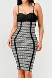 Maze Enigma Bodycon Dress - Fashionistas Showroom
