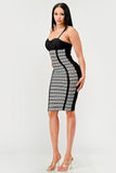 Maze Enigma Bodycon Dress - Fashionistas Showroom