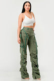 Ruched Utility Elegance Pants - Fashionistas Showroom
