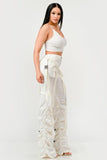 Ruched Utility Elegance Pants - Fashionistas Showroom