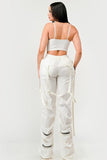 Ruched Utility Elegance Pants - Fashionistas Showroom