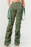 Ruched Utility Elegance Pants - Fashionistas Showroom