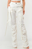 Ruched Utility Elegance Pants - Fashionistas Showroom