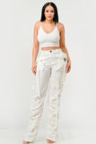 Ruched Utility Elegance Pants - Fashionistas Showroom