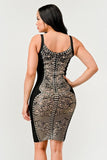 Athina Dark Aztec Dress - Fashionistas Showroom