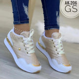 Sports Shoes Women's Spring And Autumn New Breathable Color Matching Casual Running Shoes Sneaker - Fashionistas Showroom