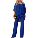 Solid Color Loose Casual Bat Sleeve Irregular Suit - Fashionistas Showroom