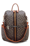 PM Monogram Striped Convertible Backpack - Fashionistas Showroom HANDBAGS