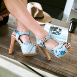 Fish Mouth High-heeled Sandals - Fashionistas Showroom