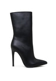MICAH POINTED STILETTO HIGH ANKLE BOOTS