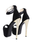 COSMO GIRL METAL BAND HIGH HEELED SANDALS - Fashionistas Showroom