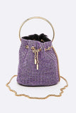 Oversize Rhinestone Iconic Bucket Bag - Fashionistas Showroom
