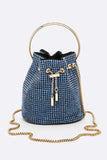 Oversize Rhinestone Iconic Bucket Bag - Fashionistas Showroom