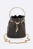 Oversize Rhinestone Iconic Bucket Bag - Fashionistas Showroom