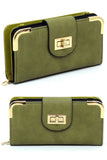 Fashion Turn Lock Crossbody Wallet - Fashionistas Showroom