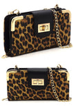 Fashion Turn Lock Crossbody Wallet - Fashionistas Showroom