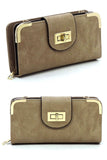 Fashion Turn Lock Crossbody Wallet - Fashionistas Showroom
