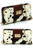 Fashion Turn Lock Crossbody Wallet - Fashionistas Showroom