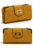 Fashion Turn Lock Crossbody Wallet - Fashionistas Showroom