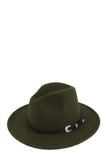 Basic Buckle Fedora Hat - Fashionistas Showroom
