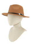 Basic Buckle Fedora Hat - Fashionistas Showroom