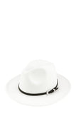 Basic Buckle Fedora Hat - Fashionistas Showroom
