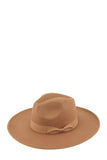 Felt Ribbon Basic Fedora Hat - Fashionistas Showroom