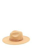 Felt Ribbon Basic Fedora Hat - Fashionistas Showroom