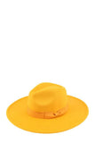 Felt Ribbon Basic Fedora Hat - Fashionistas Showroom