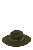 Felt Ribbon Basic Fedora Hat - Fashionistas Showroom