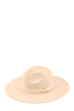 Felt Ribbon Basic Fedora Hat - Fashionistas Showroom