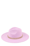 Rhinestone Accent Fedora Hat - Fashionistas Showroom