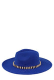 Rhinestone Accent Fedora Hat - Fashionistas Showroom